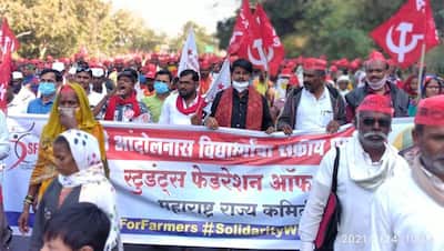 महाराष्ट्र में किसानों की 180 किमी लंबी रैली,  नासिक से मुंबई के लिए पैदल निकले 21 जिलों के किसान