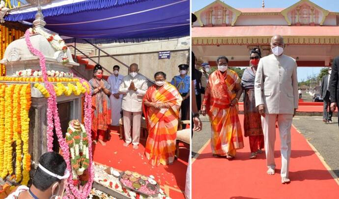 राष्ट्रपति रामनाथ कोविंद ने जनरल थिमैया संग्रहालय का किया उद्घाटन, परिवार संग किए ताला कावेरी के दर्शन भी