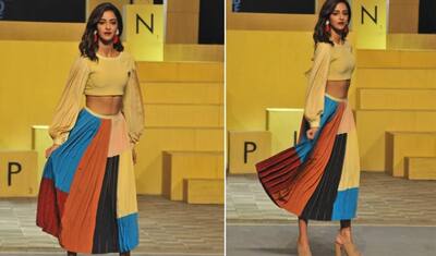 Lakme Fashion Week: चंकी पांडे की बेटी ने फैशन शो में लूटी महफिल, कलरफुल आउटफिट में दिखा गजब अंदाज
