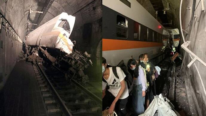 ताइवान में 40 साल का सबसे भीषण हादसा: स्पीड से जा रही ट्रेन अचानक पटरी से उतरी, 36 की मौत, 80 से ज्यादा घायल