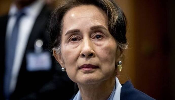 Aung San Suu को चार साल की जेल,  बिना लाइसेंस जेल में रखा था वॉकी-टॉकी