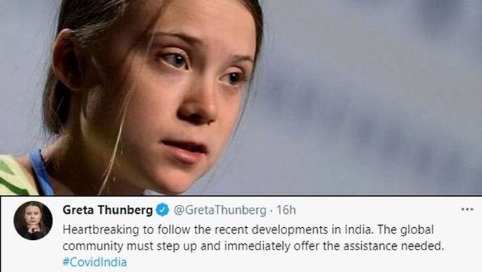 क्लाइमेट एक्टविस्ट ग्रेटा थनबर्ग ने भारत में ऑक्सीजन की कमी पर किया ट्वीट, किसान आंदोलन में भी विवाद किया था