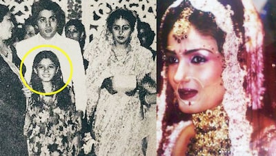 40 साल पहले रणबीर के पापा की शादी में पहुंची थीं नन्ही रवीना टंडन, एक्ट्रेस ने शेयर की बचपन की Photo