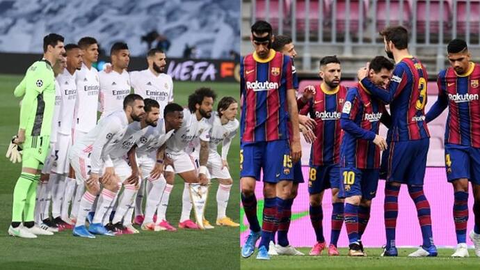Barcelona and Real Madrid