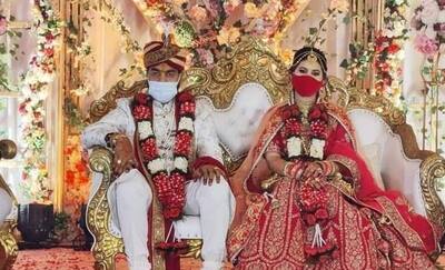महामारी के बीच अनोखे अंदाज में हुई UP के डिप्टी CM के बेटे की शादी, सोशल मीडिया पर मिल रहा आशीर्वाद