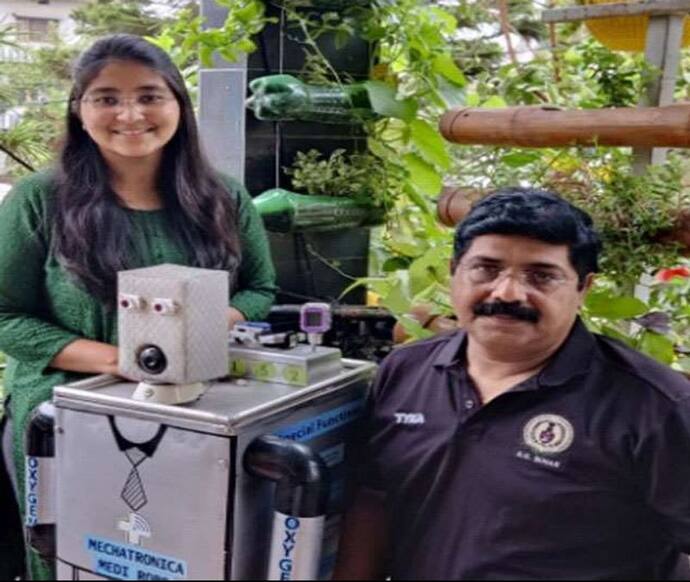 बिहार की बेटी का कमाल, पिता की मदद से बनाया ऐसा रोबोट,जो कोरोना संक्रमित मरीजों का करेगा इलाज
