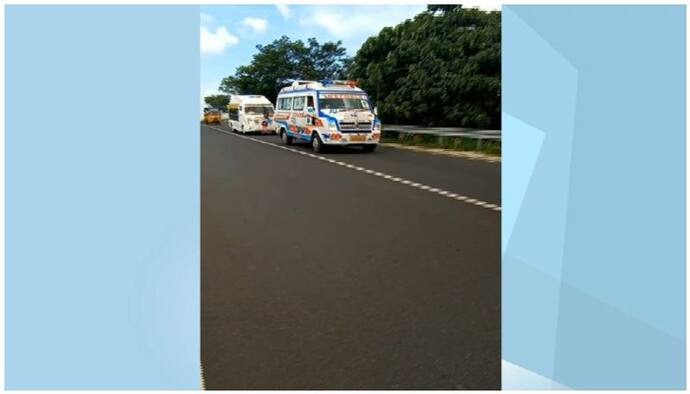 Ambulances accident: কপ্টারের যাত্রীদের দেহাবশেষ বহনকারী অ্যাম্বুলেন্সে দুর্ঘটনা