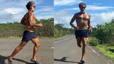 कोरोना निगेटिव आने के बाद से रोज 5-6 KM दौड़ रहे मिलिंद सोमन, इतने दिनों बाद अब जाकर पूरा किया टारगेट