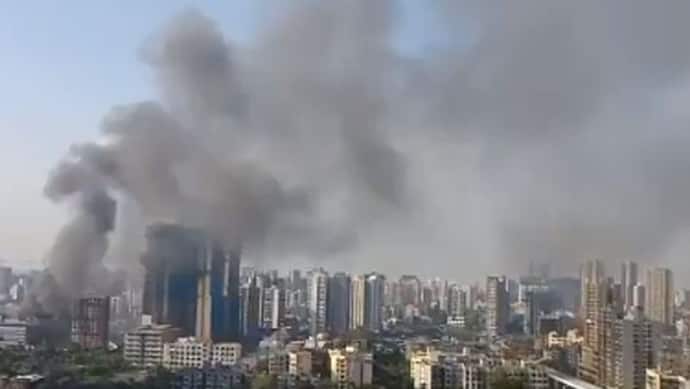 मुंबई के ओशिवारा इलाके में आशियाना टॉवर में आग लगने से अफरा-तफरी