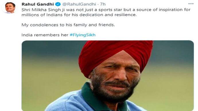 राहुल गांधी ने मिल्खा सिंह पर क्या ट्वीट किया जो ट्रोलर्स ने कहा- इंग्लिश नहीं आती तो क्यों लिखते हैं