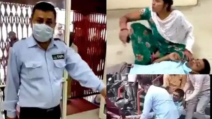 मास्क नहीं लगाने पर बैंक गार्ड ने रेलवे कर्मचारी को मारी गोली, वीडियो देखकर लोगों ने कहा- ये कैसा तरीका
