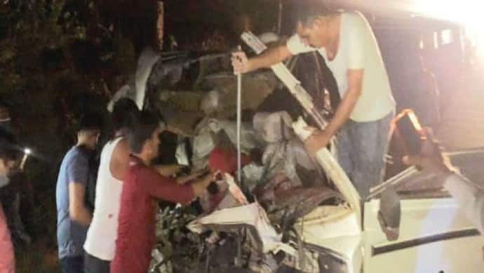जोधपुर में रविवार रात भीषण एक्सीडेंट, ट्रेलर और कार की टक्कर में 6 लोगों की मौत