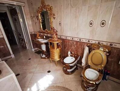 एक ट्रैफिक पुलिसवाले ने ऐसा क्या किया, जो 'सोने के टॉयलेट' वाला महल जैसा घर बनवा लिया, चौंकाने वाली Photos