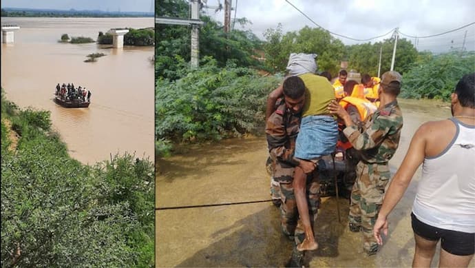 मानसून Alert: राजस्थान में बाढ़ ने बिगाड़े हालात; सेना बुलाई, MP के कुछ हिस्सों में फिर भारी बारिश की संभावना