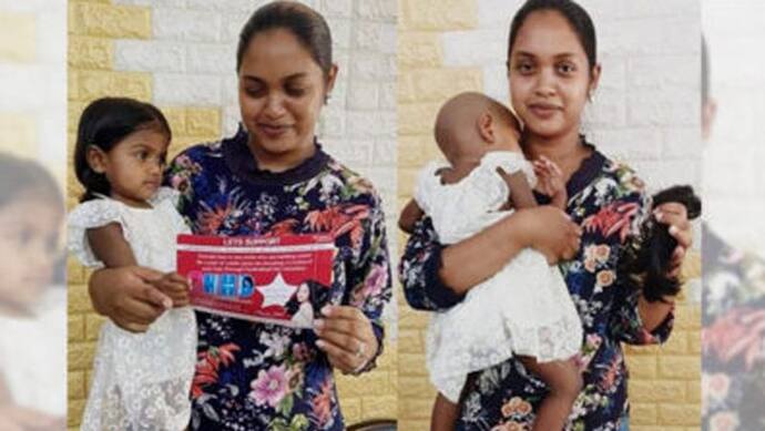 हैदराबाद: 16 महीने की बच्ची ने कैंसर रोगियों के लिए अपने बाल किए डोनेट, मां ने बताई इसके पीछे की वजह