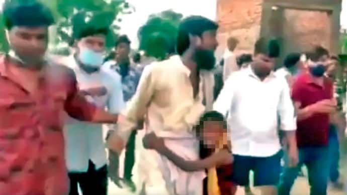 पिटते पिता को बचाने मिन्नते करती रही बेटी, फिर भी भीड़ मुस्लिम युवक को बेरहमी से पीटती रही-3 गिरफ्तार