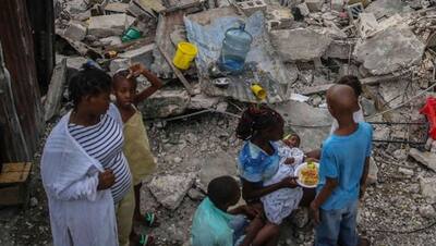 Haiti Earthquake: जिंदगी को तहस-नहस कर कर गया 'वो जलजला'...अब तूफान के डर से कांपे लोग
