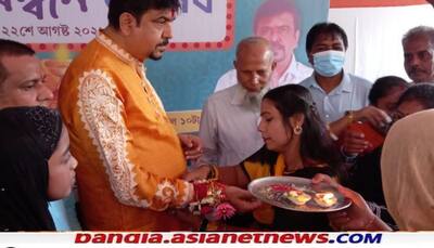 Raksha Bandhan 2021: সকাল থেকেই রাখি বন্ধন উৎসবে মেতে উঠলেন লাভলী-সুজিত-ফিরহাদরা