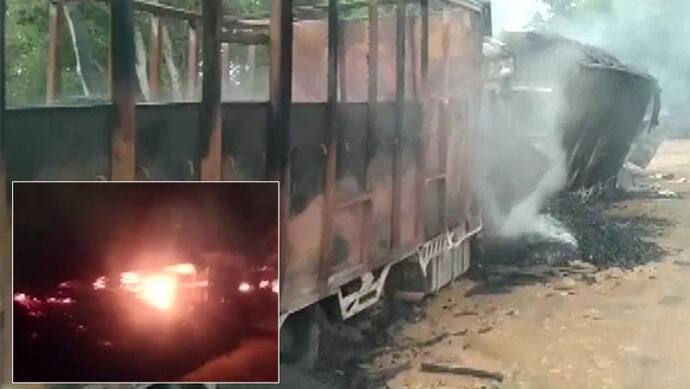 Assam में आतंकवादी ग्रुप DNLA ने फायरिंग के बाद 7 ट्रकों को फूंका; 5 की मौत, असम राइफल्स कर रही सर्चिंग