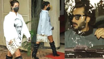Celebs Spotted: छुपते-छुपाते BF अर्जुन कपूर के साथ करीना के घर पहुंचीं मलाइका, बैग से छुपाती रहीं ड्रेस