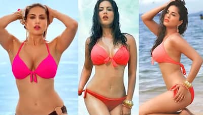 Sunny Leone Bikini Photos : গোলাপি বিকিনিতে উথলে উঠছে যৌবন,নেটপাড়ায় উষ্ণতার পারদ চড়ালেন সানি লিওন