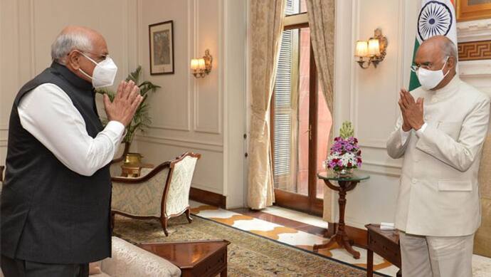 गुजरात के नए CM भूपेंद्र पटेल दिल्ली में; राष्ट्रपति से मिले, मोदी से भी होगी मुलाकात
