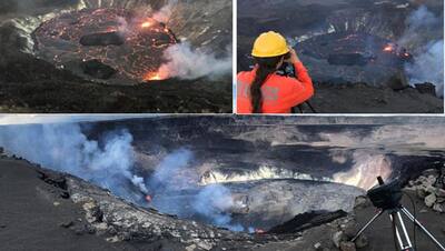 ये है दुनिया का सबसे एक्टिव ज्वालामुखी; जो फिर से किसी आग की भट्टी सा धधकने लगा है; Shocking Photos