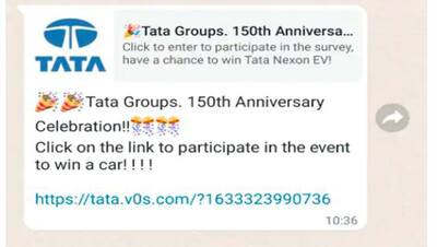 फ्री में Tata Nexon जीतने का मौका ! TATA की 150वीं एनीवर्सरी के वायरल मैसेज का क्या है सच