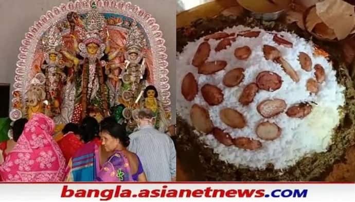 Durga Puja: দশমীতে পান্তাভাত আর কচুশাক, ঐতিহ্য মেনেই টাকি রাজবাড়িতে ২৪ বেয়ারার কাঁধে উমা