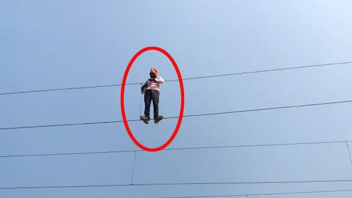 ये है भारत का  इस्पाइडर मैन : जिसे मौत भी इस तरह छू नहीं सकती..बिजली के तारों पर यूं लगाता है दौड़