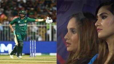 T20 World Cup: स्टेडियम में इस तरह बेटे संग अपने पति को चीयर करने पहुंची भारतीय टेनिस स्टार सानिया मिर्जा