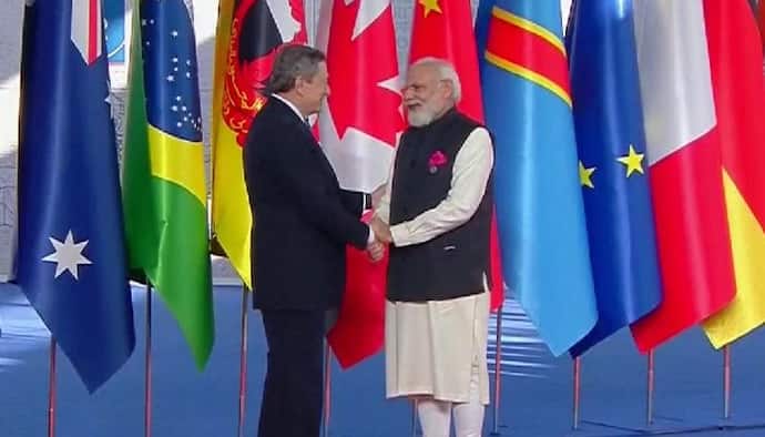 PM Modi Italy Visit:  জলবায়ু পরিবর্তন মোকাবিলায় 'শক্তি পরিবর্তনে'জোর, ভারত-ইতালি যৌথ বিবৃতি পেশ