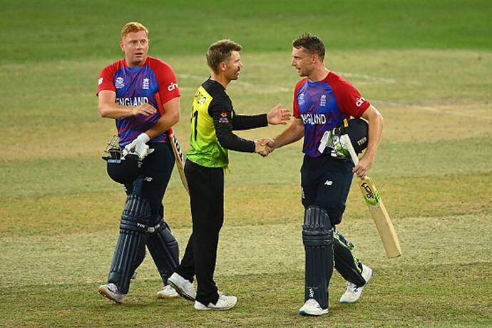 T20 World Cup 2021, Eng vs Aus: इंग्लैंड ने ऑस्ट्रेलिया को 8 विकेट से हराया, बटलर ने खेली शानदार पारी
