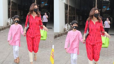 Diwali 2021: जेल से राज कुंद्रा के लौटने के बाद Shilpa Shetty बेटे संग दिवाली शॉपिंग करती आईं नजर