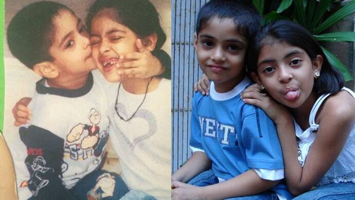 Bhai Dooj: Amitabh Bachchan की नातिन ने भाई संग शेयर की बचपन की फोटो, बहन को Kiss करते दिखे Agastya Nanda