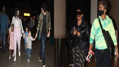 एयरपोर्ट पर स्टनिंग लुक में बच्चों के साथ दिखीं Sunny Leone, तो Huma Qureshi ब्वॉयफ्रेंड के हुईं स्पॉट