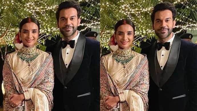 पति-पत्नी बने Rajkummar Rao-Patralekhaa की सामने आई First Photo, मुस्कराती दिखी नई नवेली दुल्हन