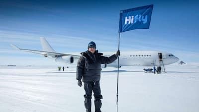 History in Antarctica: 2 साल और 6 ट्रायल के बाद अंटार्कटिका में बर्फ पर बने रनवे पर पहली बार उतरी फ्लाइट