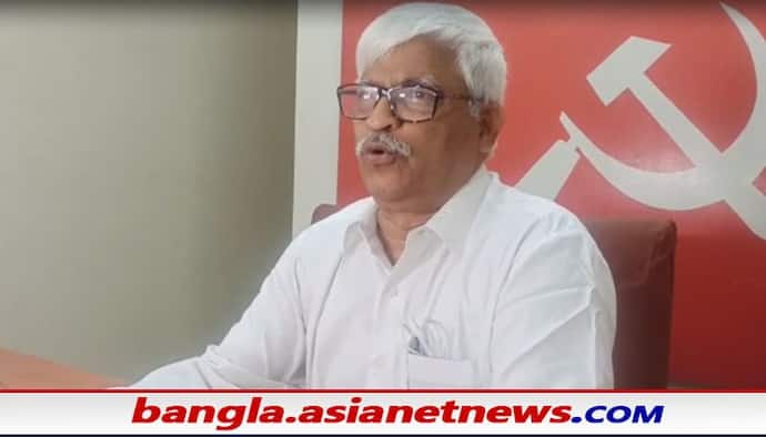 CPIM leader Sujan Chakraborty reacting strongly on municipal election
