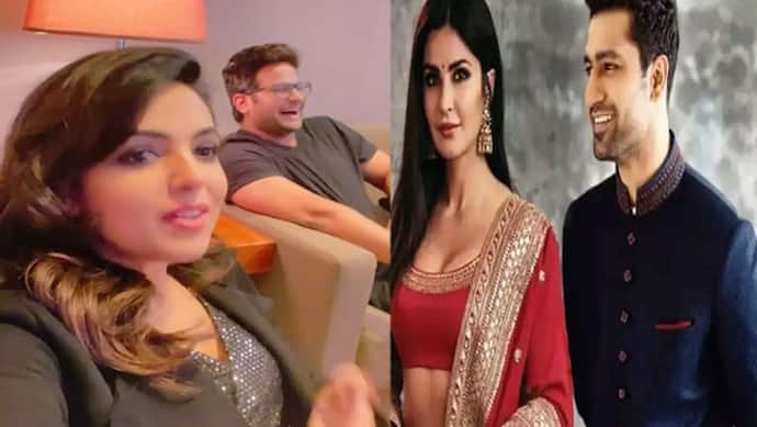 कॉमेडियन Sugandha Mishra पति संकेत संग उड़ाया Vicky Kaushal-Katrina Kaif की शादी का मजाक, Viral हो रहा Video