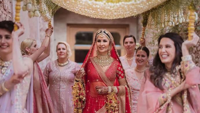 Katrina Kaif की शादी में भाई की जगह 6 बहनों ने निभाई थी ये रस्म, लाल जोड़े में खूबसूरत दिखी दुल्हन
