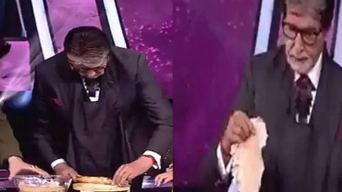 KBC 13 के मंच पर आखिर क्यों Amitabh Bachchan को बेलनी पड़ी रोटी, बिग बी के पाक कला देख हंस पडेंगे आप