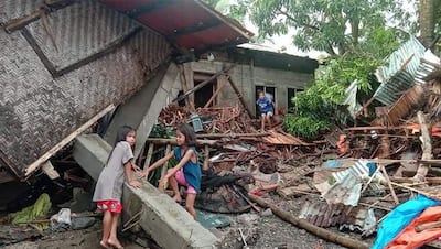 Philippines Typhoon Update: सबकुछ उड़ा ले गया तूफान; पर इन हंसते-खेलते मासूमों ने दिया संदेश-'डरने का नहीं'