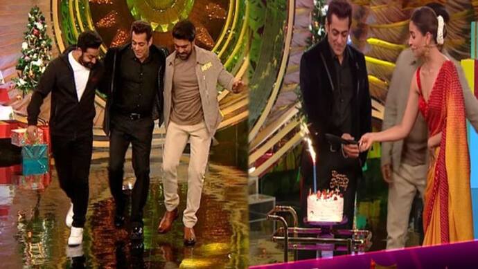 Bigg Boss 15: Salman Khan को एनटीआर और रामचरण ने सिखाया डांस, Alia Bhatt ने सेट पर मनाया भाईजान का जन्मदिन