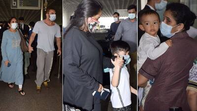 छुट्टियां मनाने निकली Salman Khan की फैमिली, नैनी की गोद में मम्मी अर्पिता को ढूंढती नजर आई बेटी आयत