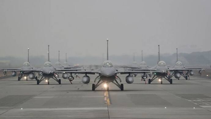 चीन के हमले का जवाब देने के लिए ताइवान ने तैनात किया F-16 लड़ाकू विमान
