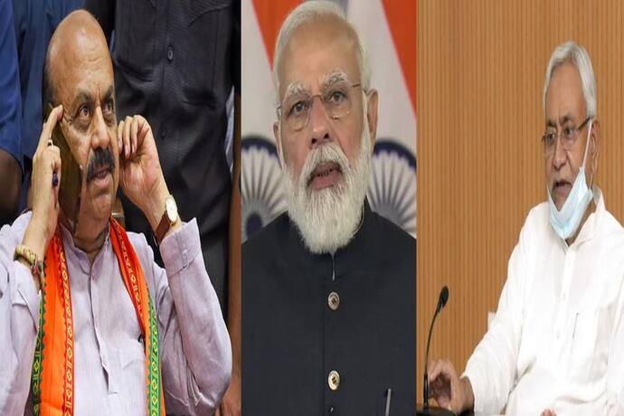 काेरोना संक्रमित कर्नाटक के CM बोम्‍मई और बिहार के सीएम नीतीश कुमार से PM Modi ने की बात, सेहत की जानकारी ली