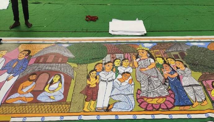 Bengal tableau: প্রজাতন্ত্র দিবসের প্যারেডে বাংলা, জায়গা করে নিল পটচিত্রের ট্যাবলো