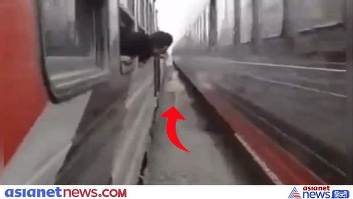 जब आमने सामने से आ रहीं दो ट्रेनों के बीच फंसा घोड़ा... इतनी चालाकी से बचाई जान, देखें Video