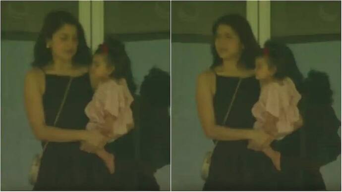 IND Vs SA: मैच के दौरान पहली बार नजर आई विराट कोहली और अनुष्का शर्मा की बेटी वामिका